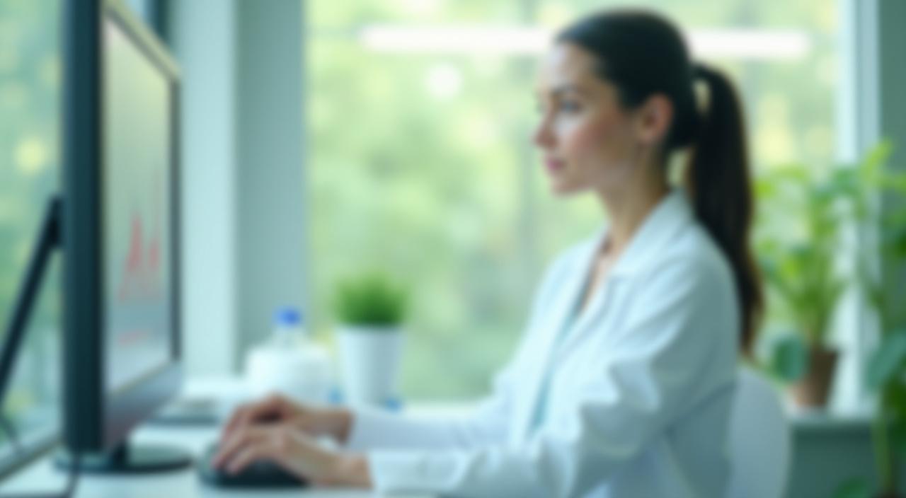 Profesional de la nutrición analizando datos metabólicos